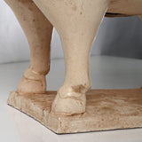 Approx. 22 Inches Wide Extra Large Fat Tang Horse Statue Vintage White