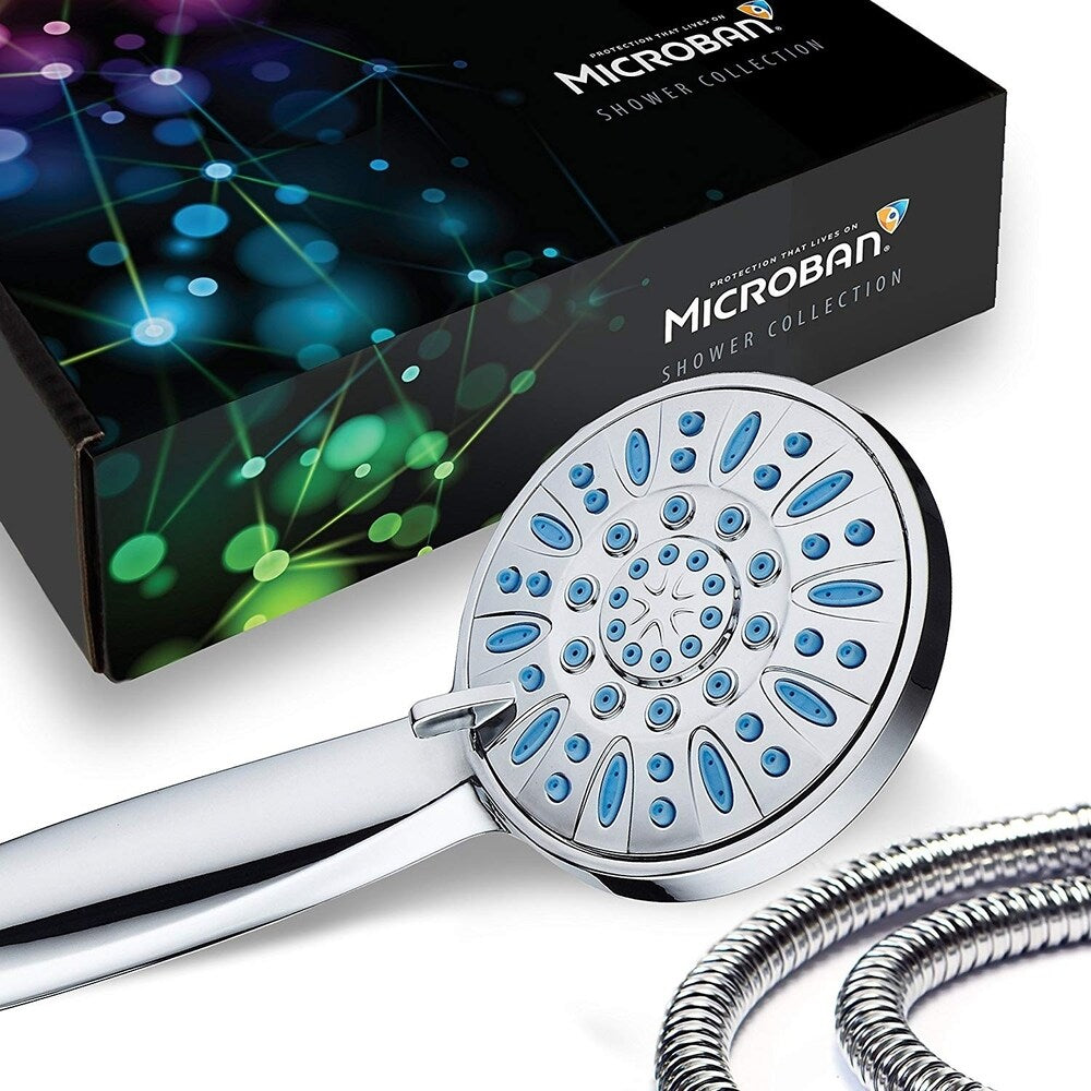 AquaDance Microban Antimicrobial High-Pressure 4-inch Hand Shower