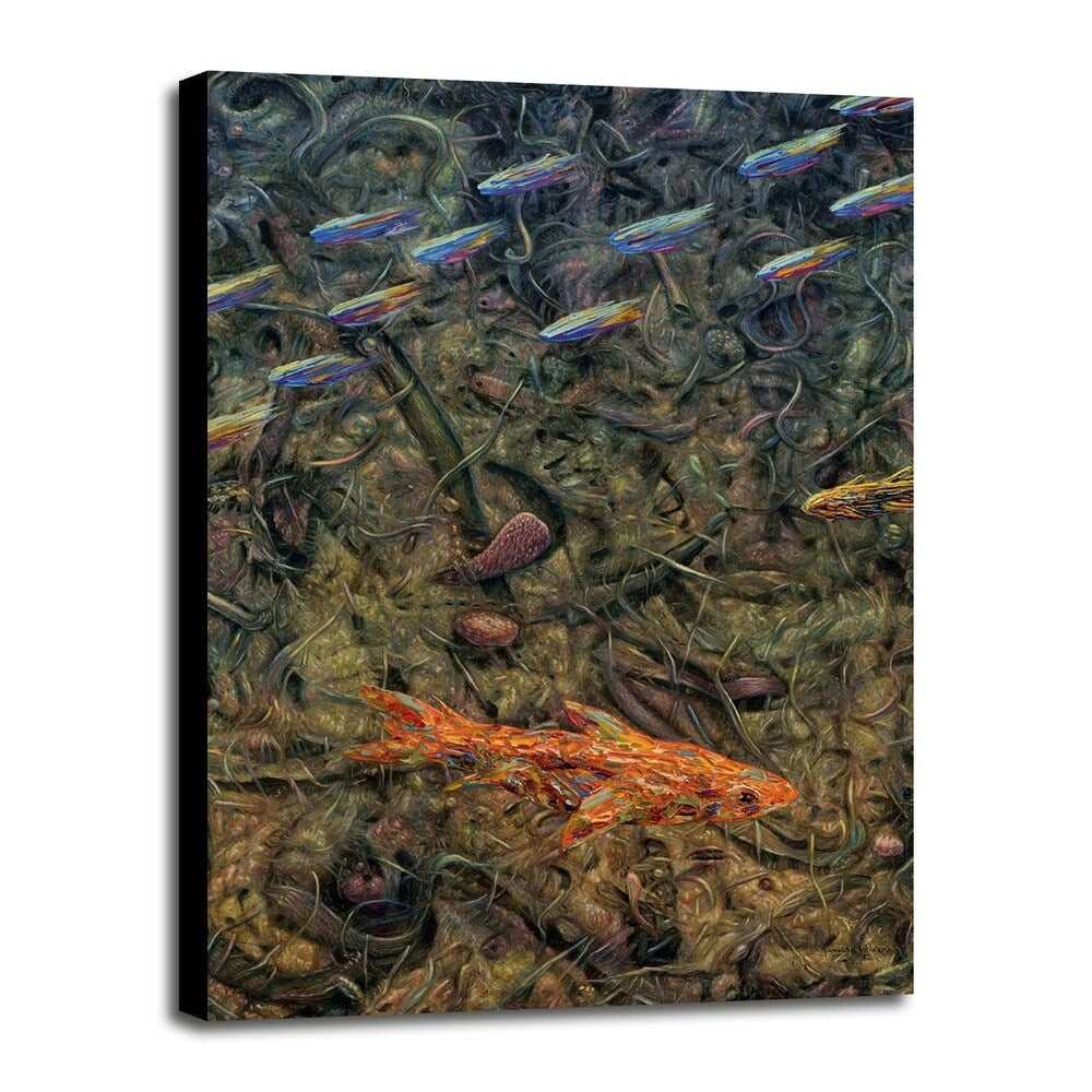 Aquarium 2-JAMJOH131771 Print 30"x20.5" by James W. Johnson