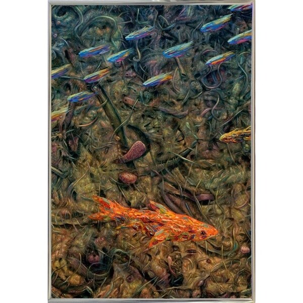 Aquarium 2-JAMJOH131771 Print 30"x20.5" by James W. Johnson