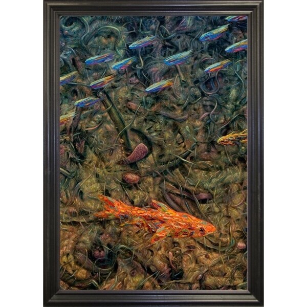 Aquarium 2-JAMJOH131771 Print 30"x20.5" by James W. Johnson