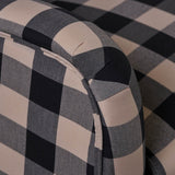 Arabella Plaid Fabric Club Chair by Christopher Knight Home