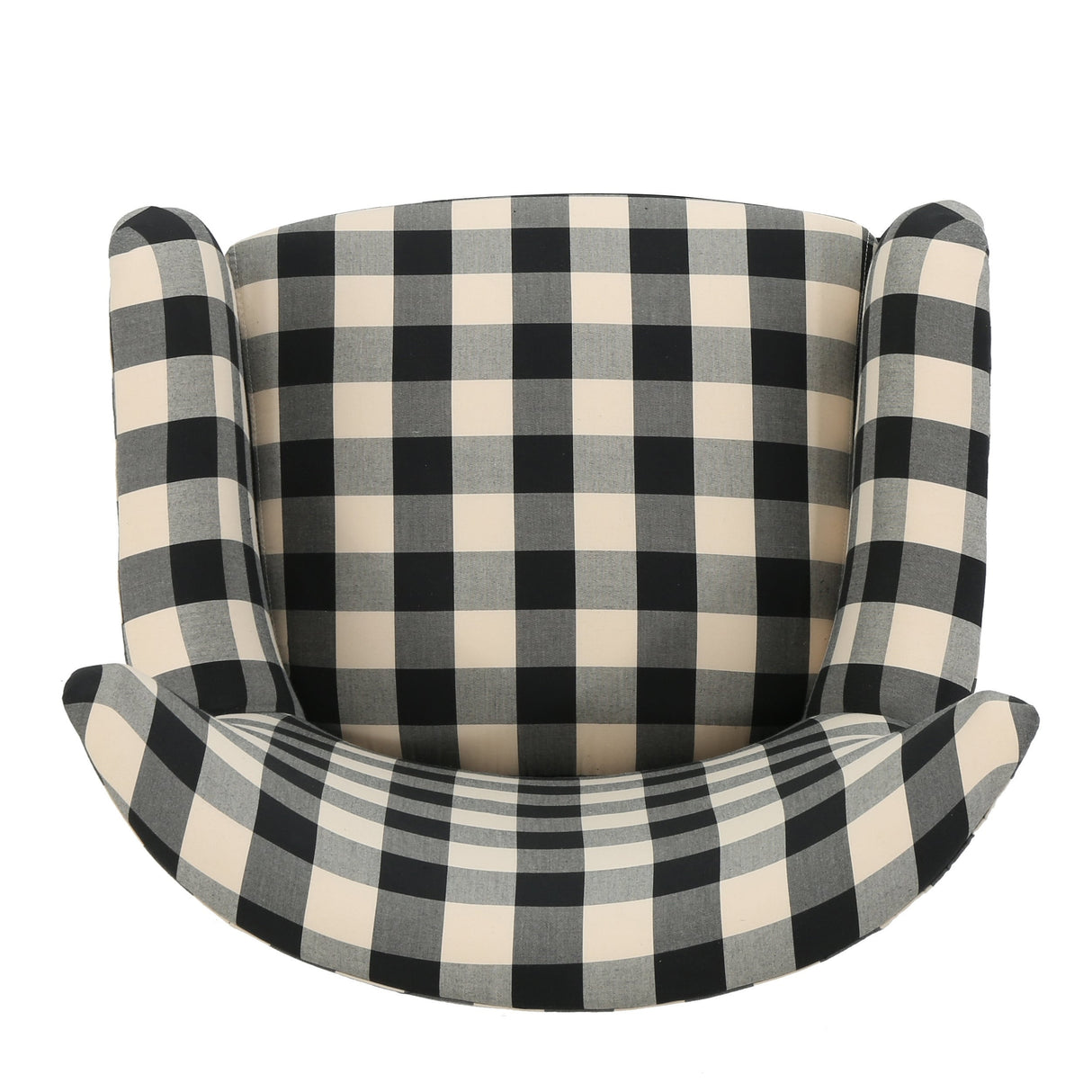 Arabella Plaid Fabric Club Chair by Christopher Knight Home