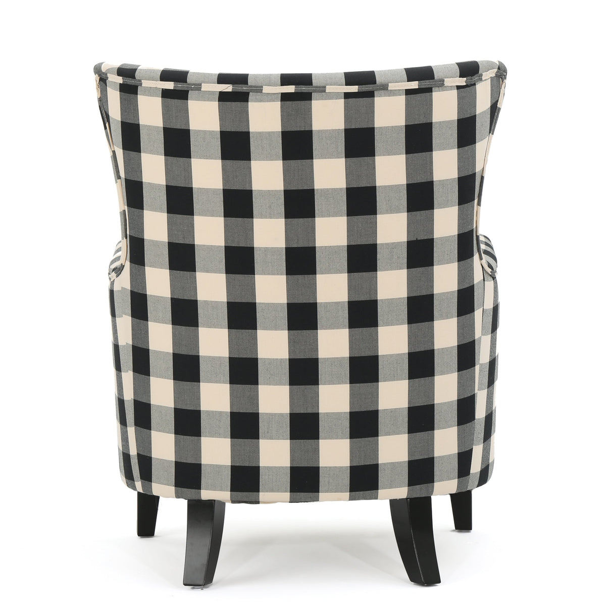 Arabella Plaid Fabric Club Chair by Christopher Knight Home