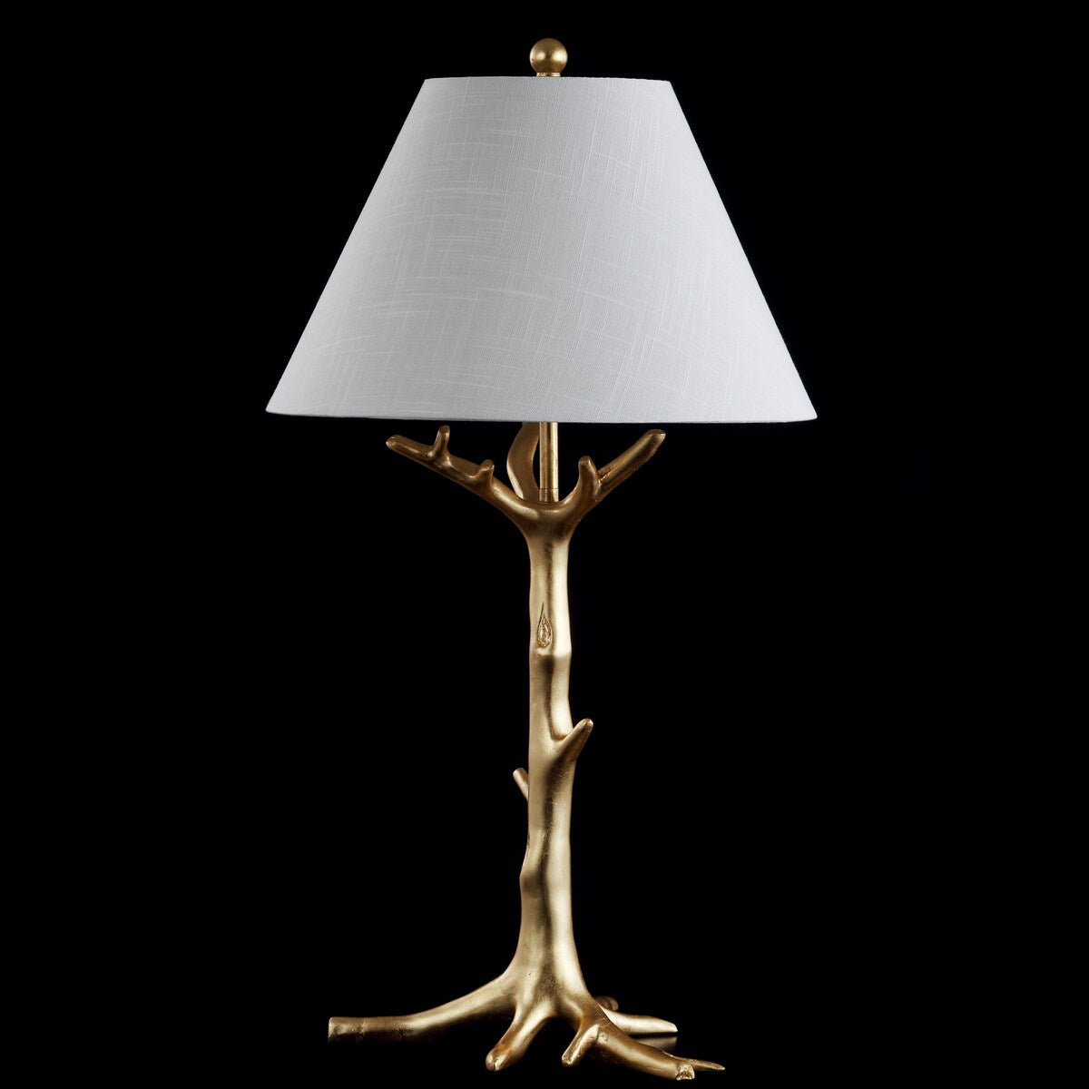 Arbor 33.5" Resin LED Table Lamp, Gold by JONATHAN Y