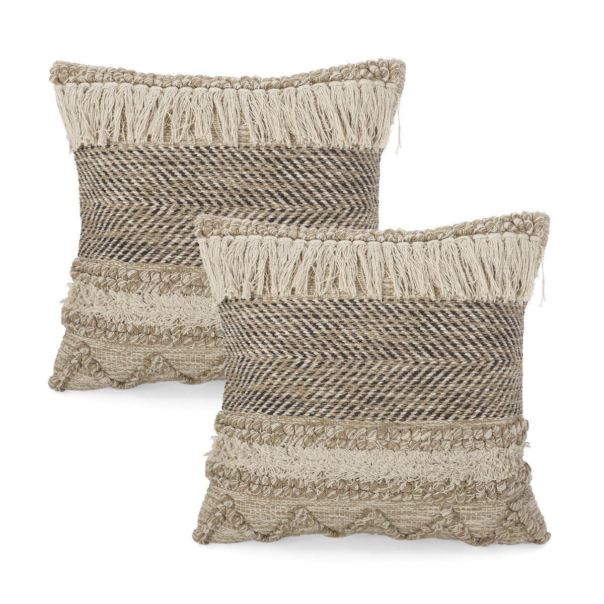Arbuton Hand-Loomed Boho Throw Pillow by Christopher Knight Home