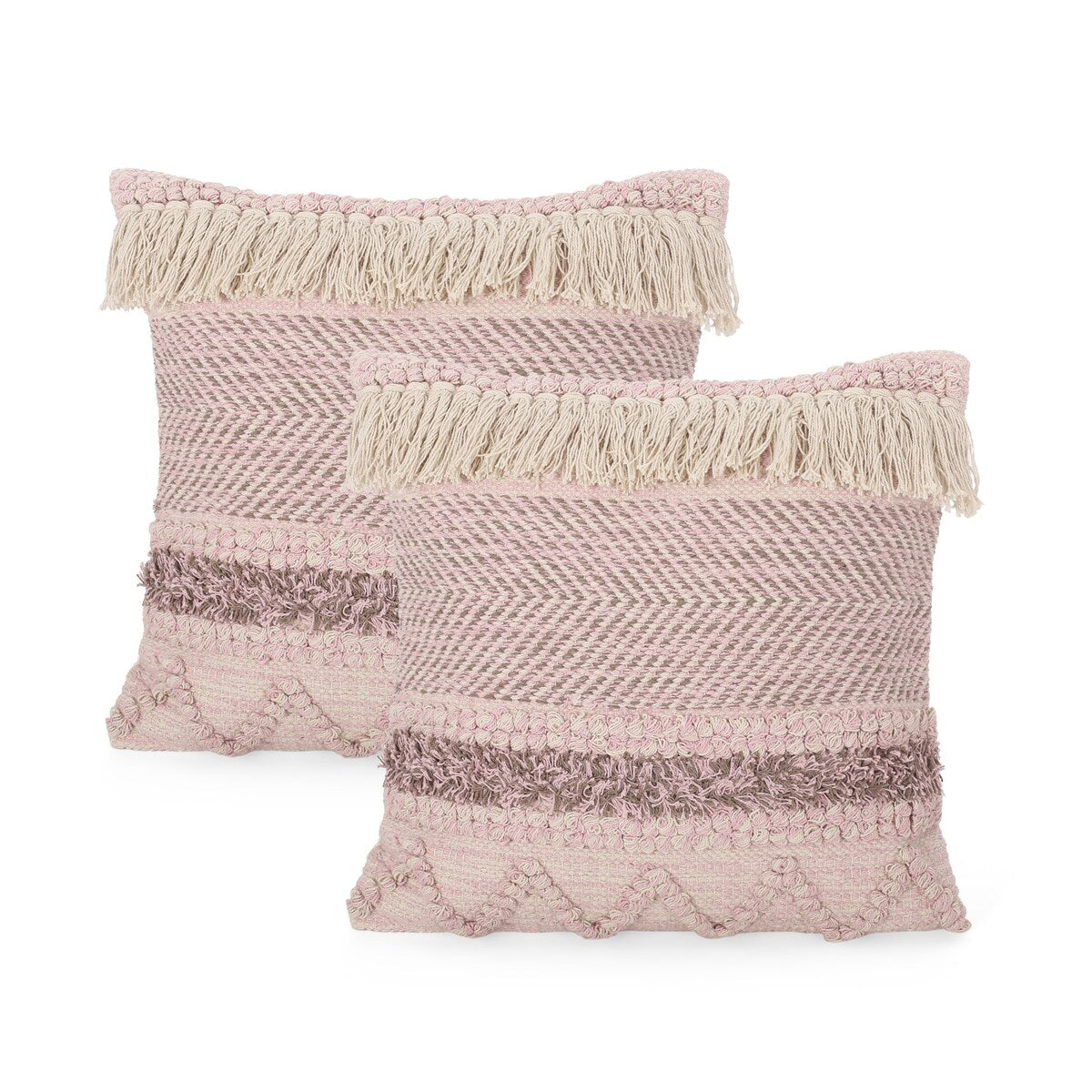 Arbuton Hand-Loomed Boho Throw Pillow by Christopher Knight Home