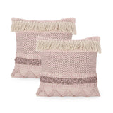 Arbuton Hand-Loomed Boho Throw Pillow by Christopher Knight Home