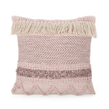 Arbuton Hand-Loomed Boho Throw Pillow by Christopher Knight Home