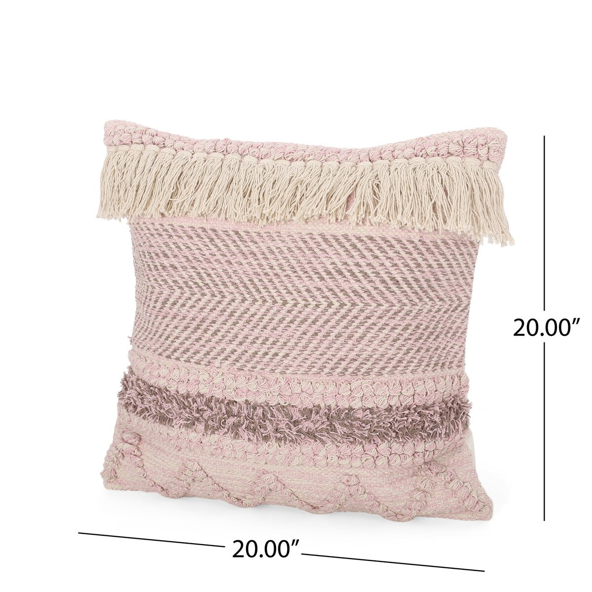 Arbuton Hand-Loomed Boho Throw Pillow by Christopher Knight Home
