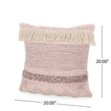 Arbuton Hand-Loomed Boho Throw Pillow by Christopher Knight Home
