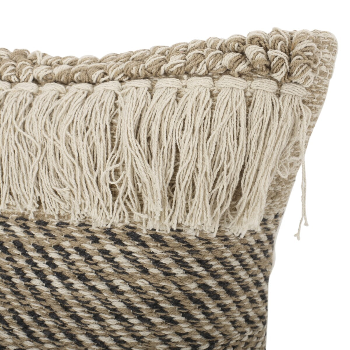Arbuton Hand-Loomed Boho Throw Pillow by Christopher Knight Home