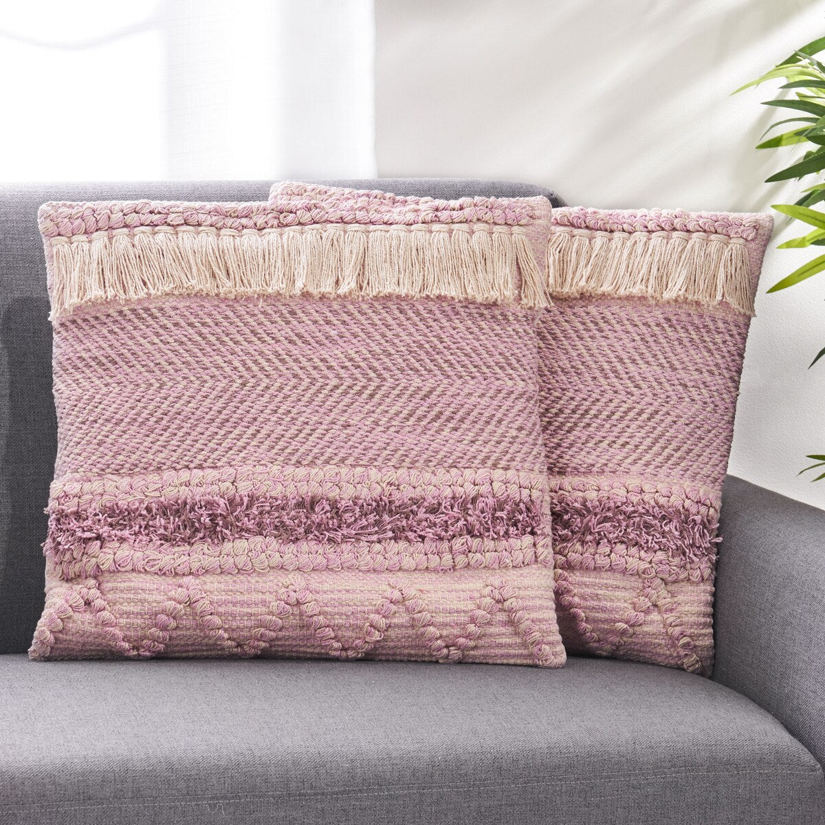 Arbuton Hand-Loomed Boho Throw Pillow by Christopher Knight Home