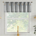 Archaeo Cotton Blend Button Tab Top Cafe Curtain Valance