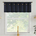 Archaeo Cotton Blend Button Tab Top Cafe Curtain Valance