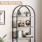 Arched bookshelf