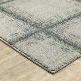 Style Haven Archer Casual Geometric Grey/ Teal Indoor Area Rug