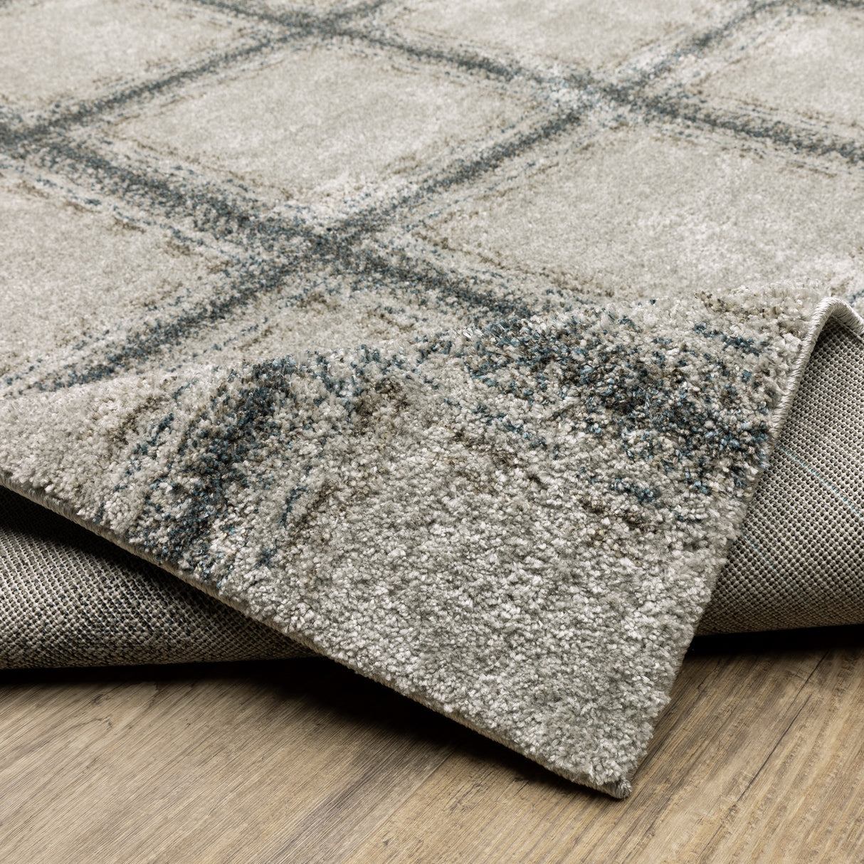 Style Haven Archer Casual Geometric Grey/ Teal Indoor Area Rug