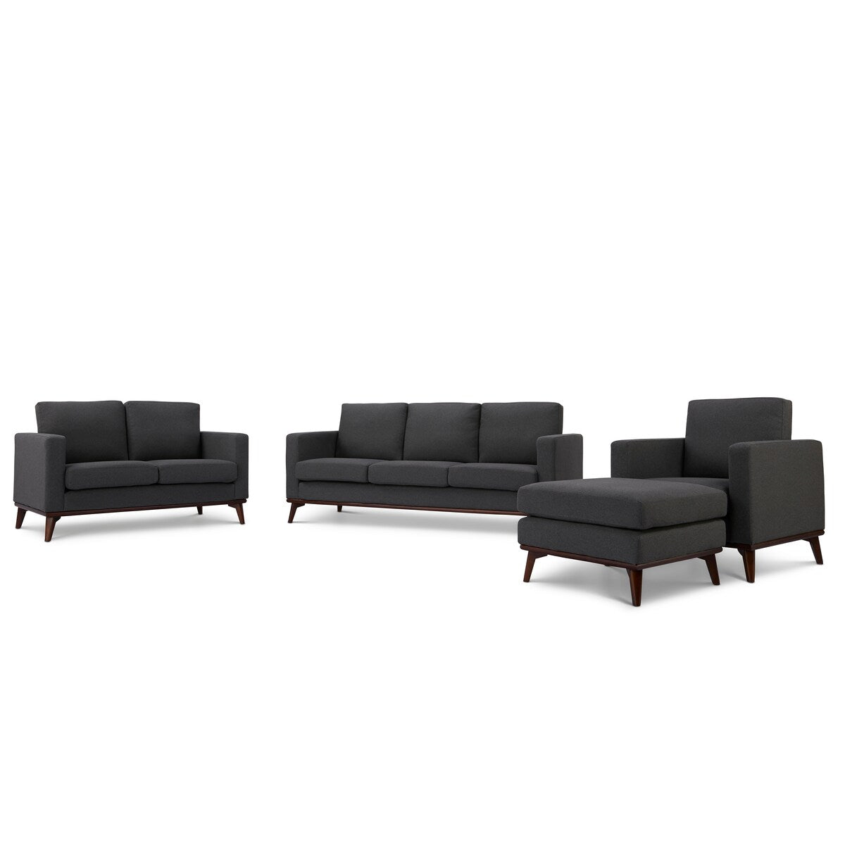 Archer Sofa, Loveseat, Chair and Ottoman living room set