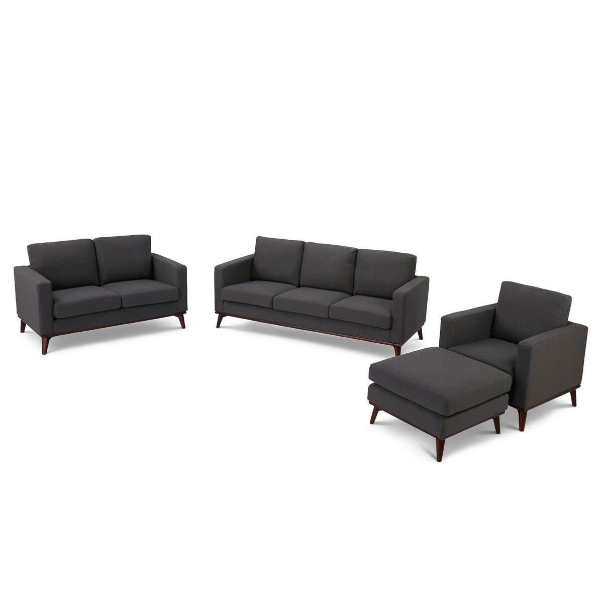 Archer Sofa, Loveseat, Chair and Ottoman living room set