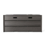 Archie Outdoor Composite Wood 55" Outdoor 40,000 BTU Rectangular Fire Pit by Christopher Knight Home