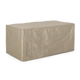 Archie Outdoor Composite Wood 55" Outdoor 40,000 BTU Rectangular Fire Pit by Christopher Knight Home