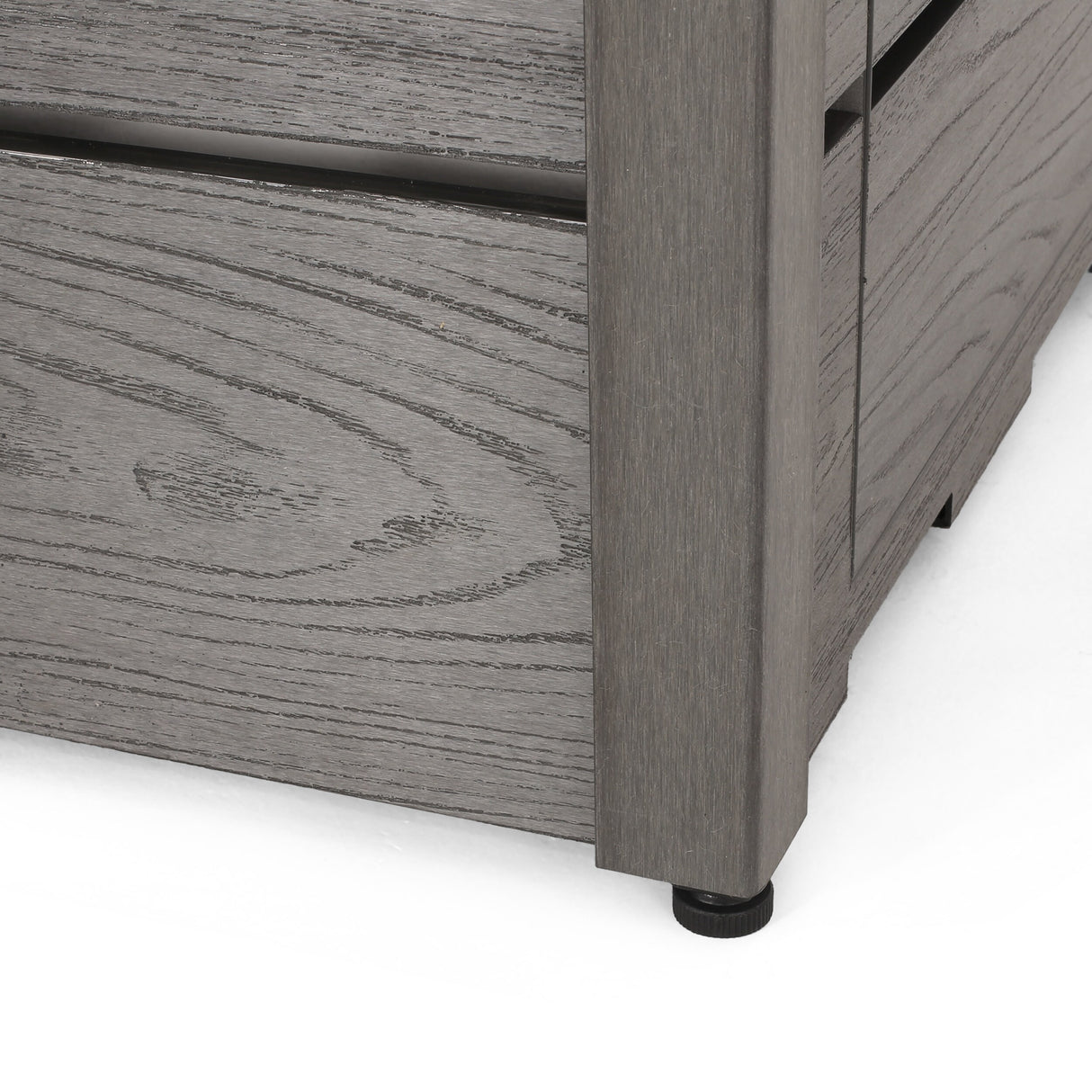 Archie Outdoor Composite Wood 55" Outdoor 40,000 BTU Rectangular Fire Pit by Christopher Knight Home