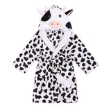 Arctic Paw Zoo Crew Fuzzy Sherpa Lined Hooded Animal Bathrobe
