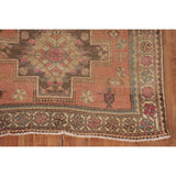 Ardebil Persian Vintage Area Rug Handmade Wool Carpet - 4'7" x 10'8"