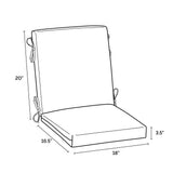 ARDEN Escape Outdoor Dining Chair Cushion