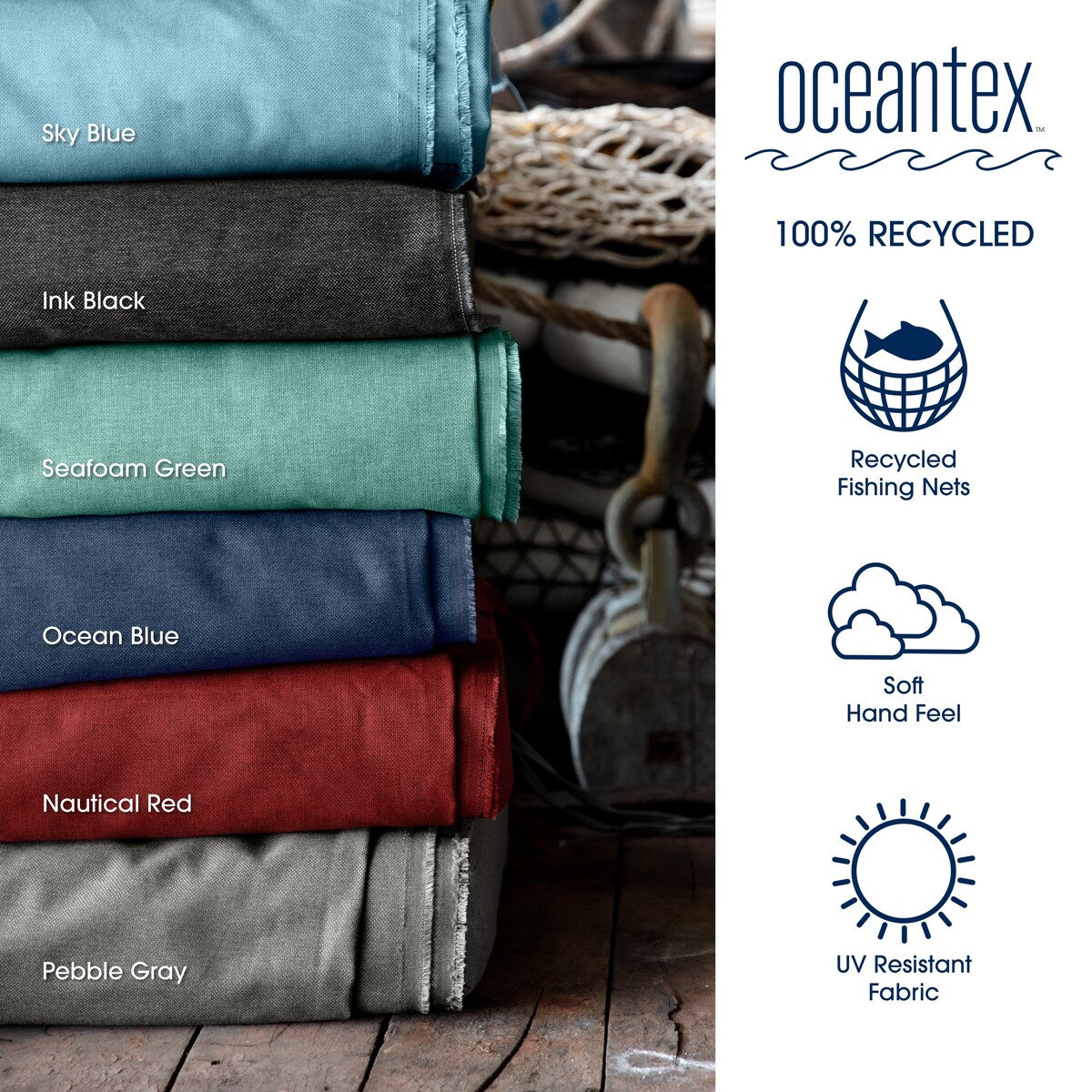 ARDEN Oceantex Seat Cushion Set
