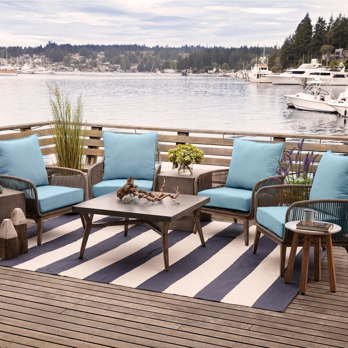 ARDEN Oceantex Seat Cushion Set