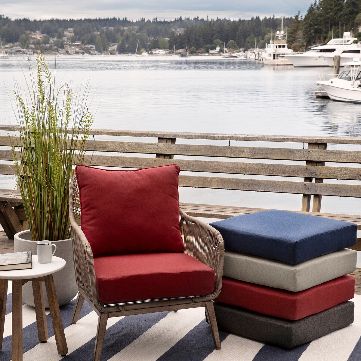 ARDEN Oceantex Seat Cushion Set