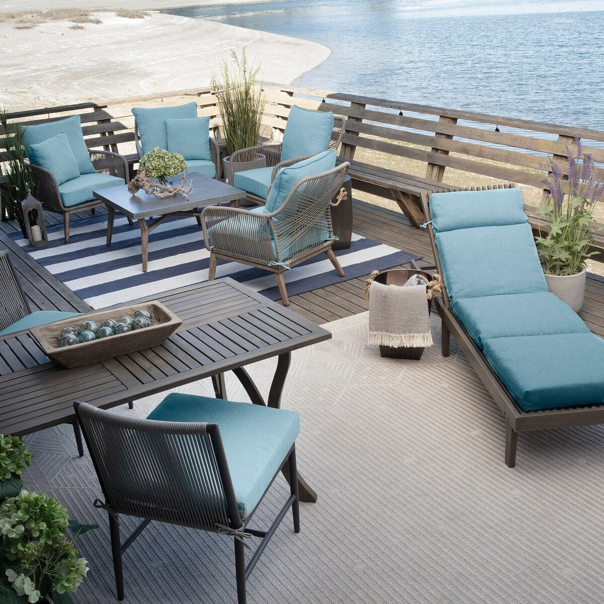 ARDEN Oceantex Seat Cushion Set