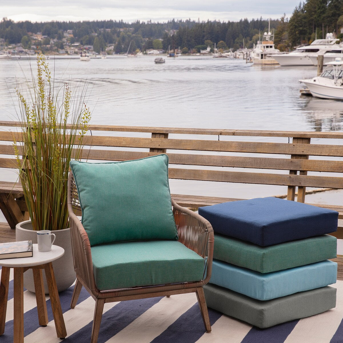 ARDEN Oceantex Seat Cushion Set