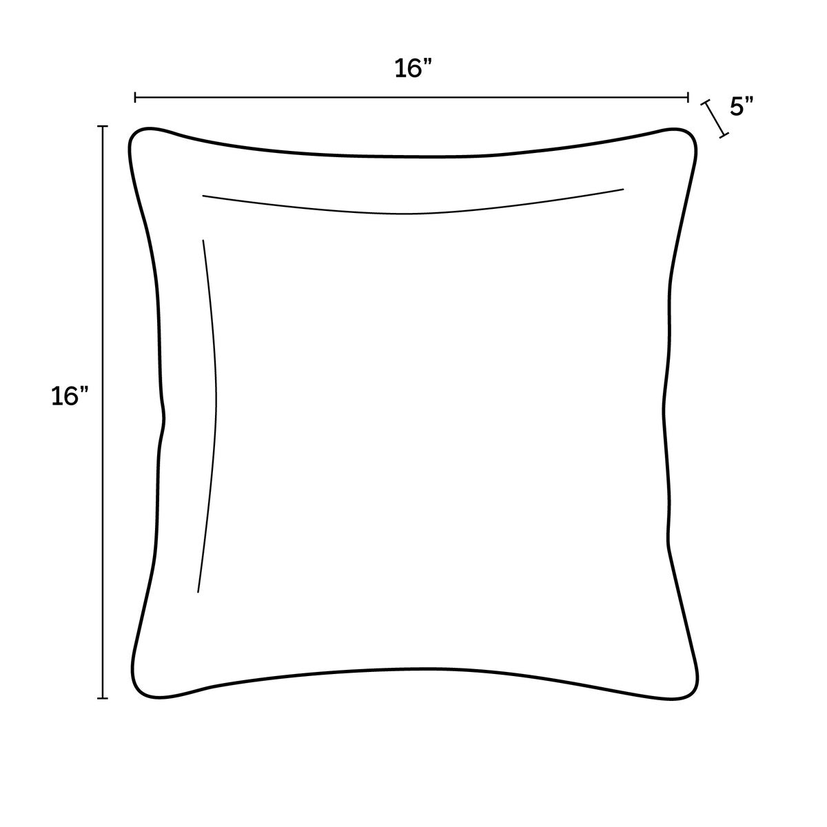 ARDEN Outdoor 16 x 16 in. Square Pillow