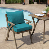 ARDEN Leala Texture 21-inch Square Patio Chair Cushion Set