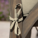 ARDEN Leala Texture 21-inch Square Patio Chair Cushion Set