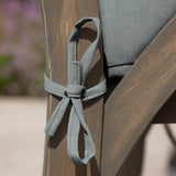 ARDEN Leala Texture 21-inch Square Patio Chair Cushion Set