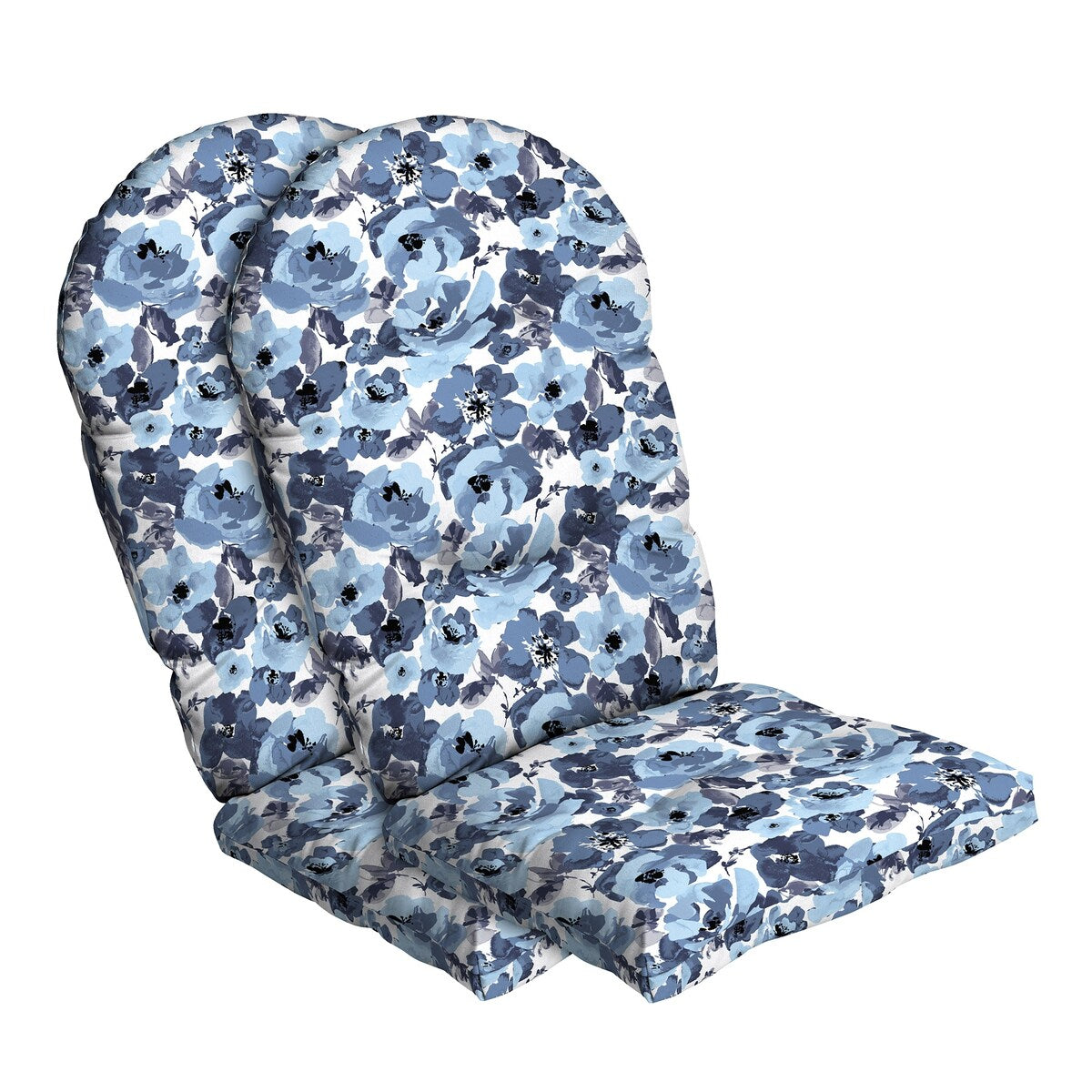 ARDEN Outdoor Plush Modern Tufted Adirondack Cushion, Set of 2, 20 x 18