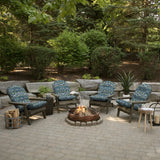 ARDEN Outdoor Plush Modern Tufted Adirondack Cushion, Set of 2, 20 x 18