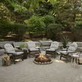 ARDEN Outdoor Plush Modern Tufted Adirondack Cushion, Set of 2, 20 x 18