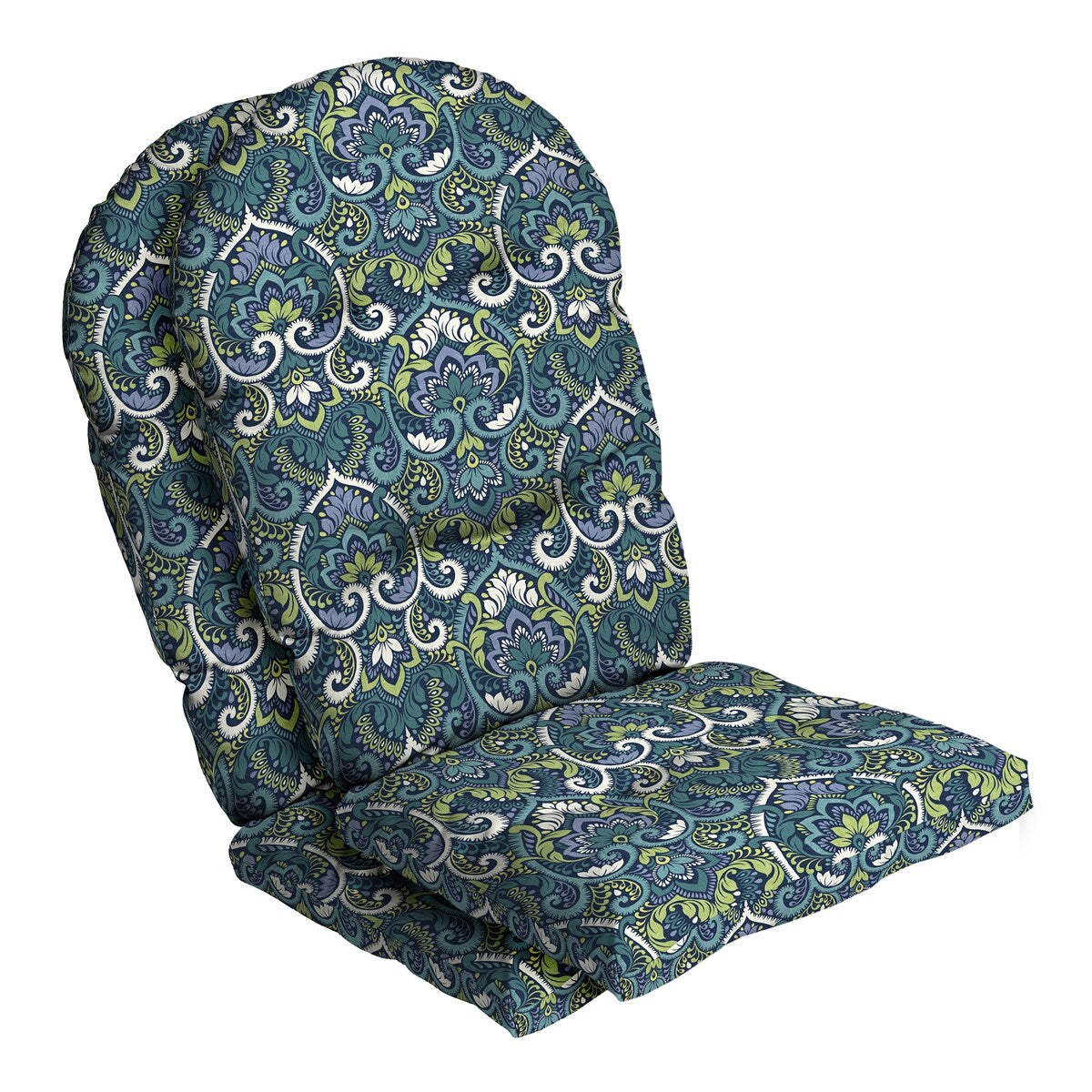 ARDEN Outdoor Plush Modern Tufted Adirondack Cushion, Set of 2, 20 x 18