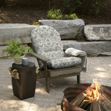 ARDEN Outdoor Plush Modern Tufted Adirondack Cushion, Set of 2, 20 x 18