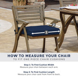 ARDEN ProFoam 19 x 22 in Outdoor Deep Seat Back Cushion Cover