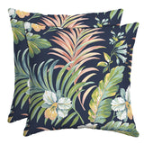 Arden Selections Simone Tropical Outdoor Throw Pillow, 2 pack - 16" W x 16" D
