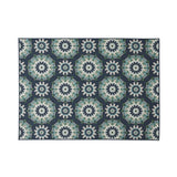 Area Rug with Non Slip Backing for Living Room,Bedroom,Bathroom,Printed Vintage Home Decor,Floor Decoration Carpet Mat - 6' x 7'