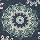Area Rug with Non Slip Backing for Living Room,Bedroom,Bathroom,Printed Vintage Home Decor,Floor Decoration Carpet Mat - 6' x 7'