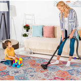 Area Rugs 6x9 Machine Washable Rugs,Modern Area Rug with Non-Slip Backing,Stain Resistan Abstract Rug for Bedroom - 6' x 7'
