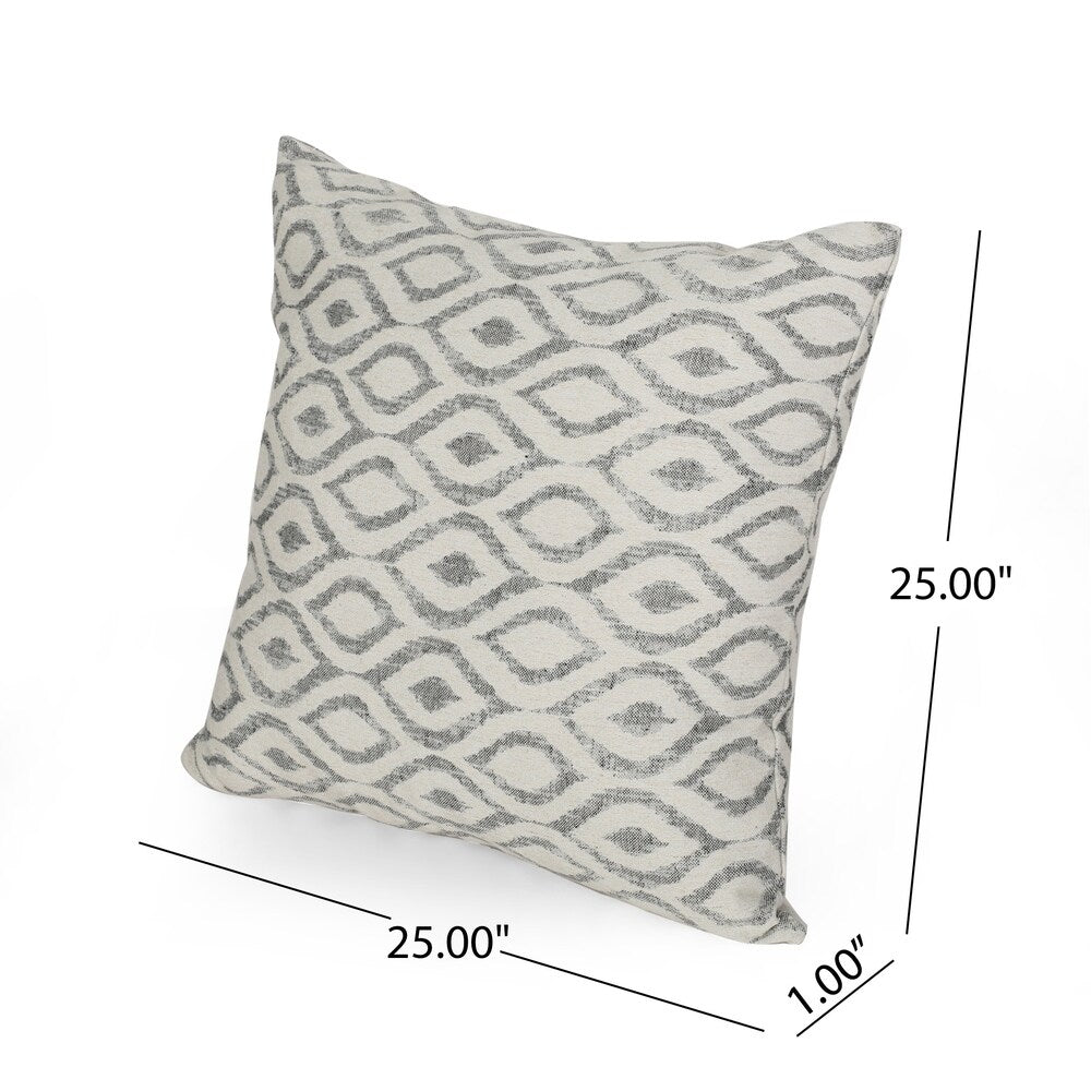 Arellano Modern Fabric Throw Pillows (Set of 2) by Christopher Knight Home